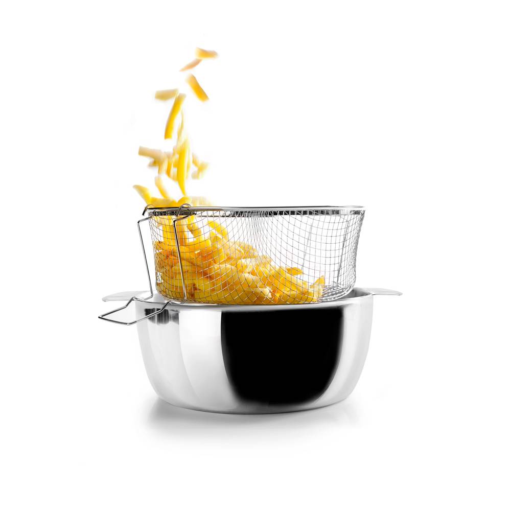 Friteuse inox induction 24 cm - Image 2