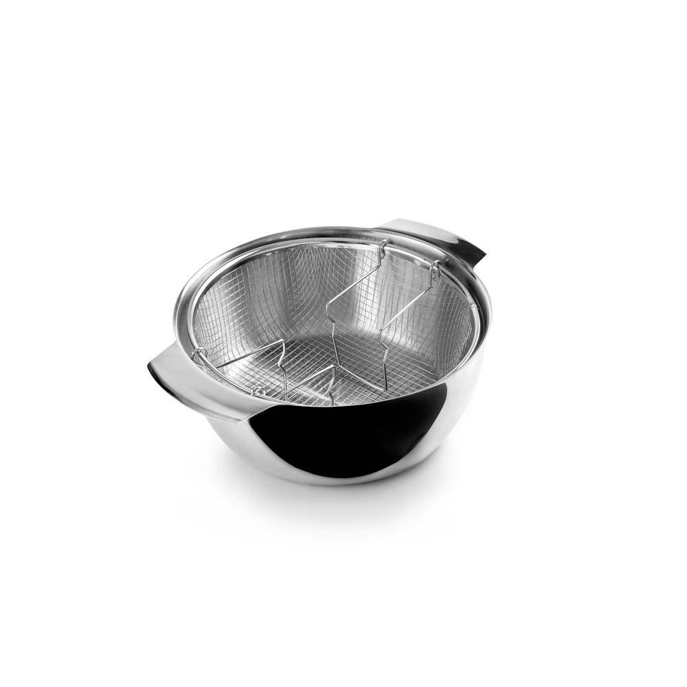 Friteuse inox induction 24 cm - Image 1
