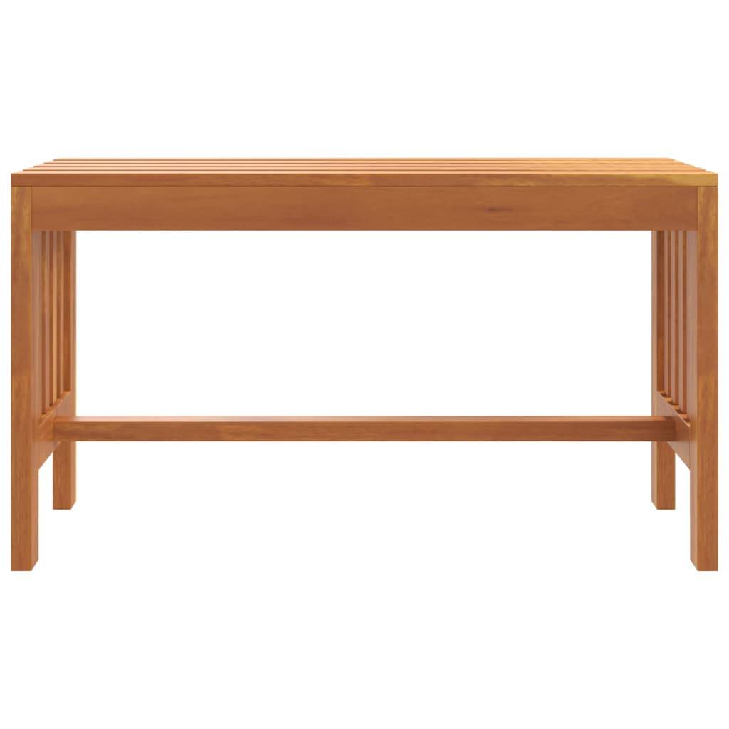 Maison Chic - Banc de jardin - Banc d'extérieur - Banquette 80 cm bois massif d'eucalyptus - Image 3