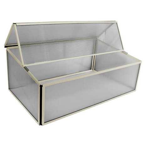 Vitavia - Mini serre Levana 1 - Structure 0.5m² en alu et polycarbonate 4 mm, Couleur Vert - Image 10