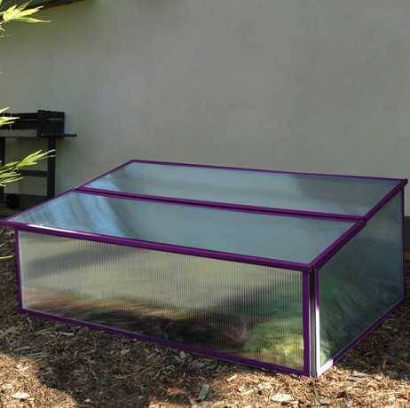 Vitavia - Mini serre Levana 1 - Structure 0.5m² en alu et polycarbonate 4 mm, Couleur Vert - Image 4