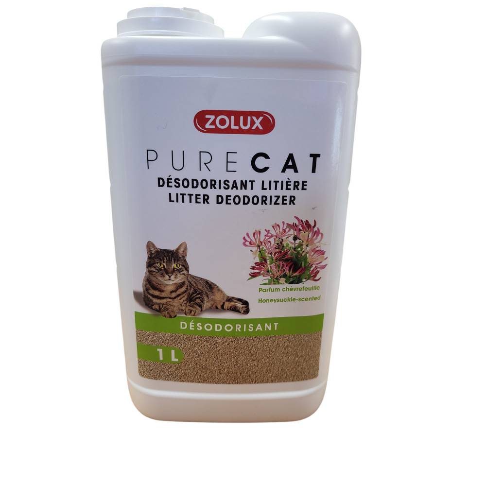 Zolux - Désodorisant pour litière fraîcheur chèvrefeuille 1 litre  pour chat - Image 1