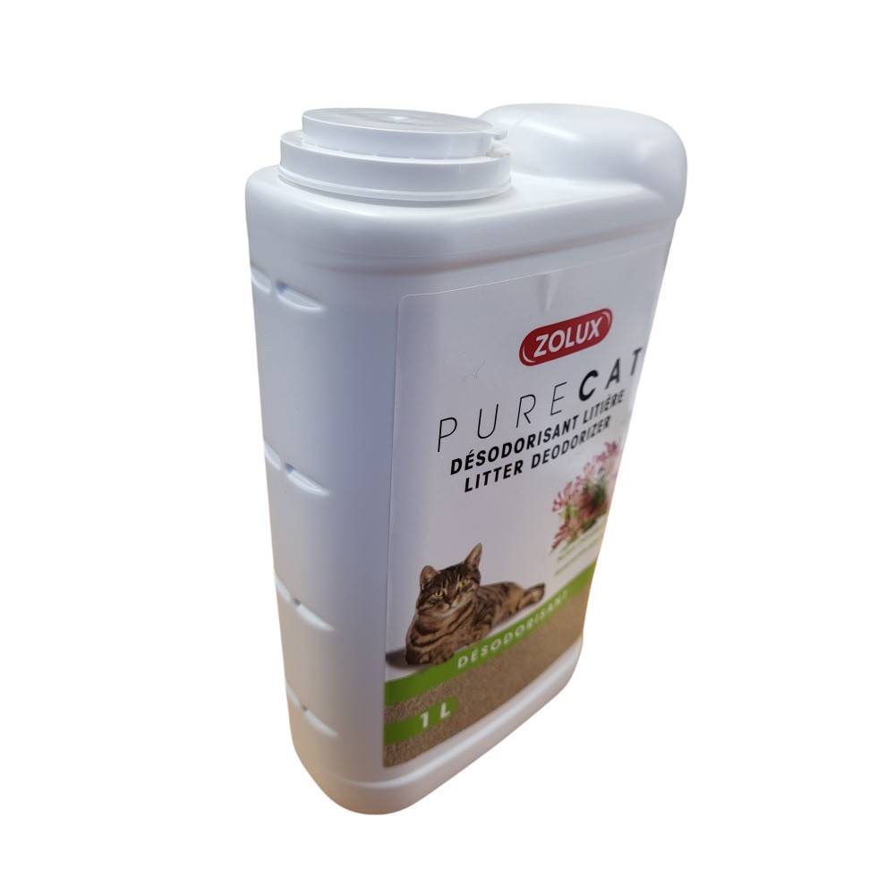 Zolux - Désodorisant pour litière fraîcheur chèvrefeuille 1 litre  pour chat - Image 2