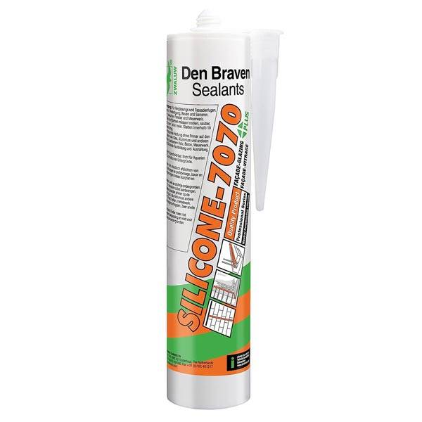 Mastics bâtiment miroiterie silicone neutre alcoxy - DEN BRAVEN - 30621357