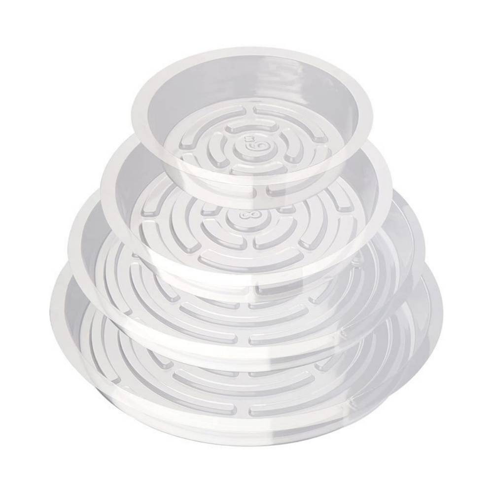 Lytech - Plateaux de Soutènement Transparents 15 cm - Lot de 10 - Antidérapants et Étanches pour Pots de Plantes - Lytech - Image 1