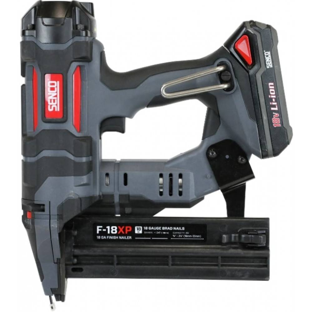Cloueur de finition autonome FUSION F18-XP - pointes AX 15-55 mm - SENCO - avec 2 batteries 18V 2.0Ah - chargeur - coffret - 10M2501N - Image 1