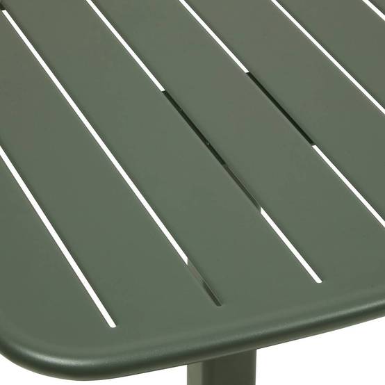 Hesperide - Table de jardin 2 places Alegoria 70x70cm vert laurier Hespéride - Image 3