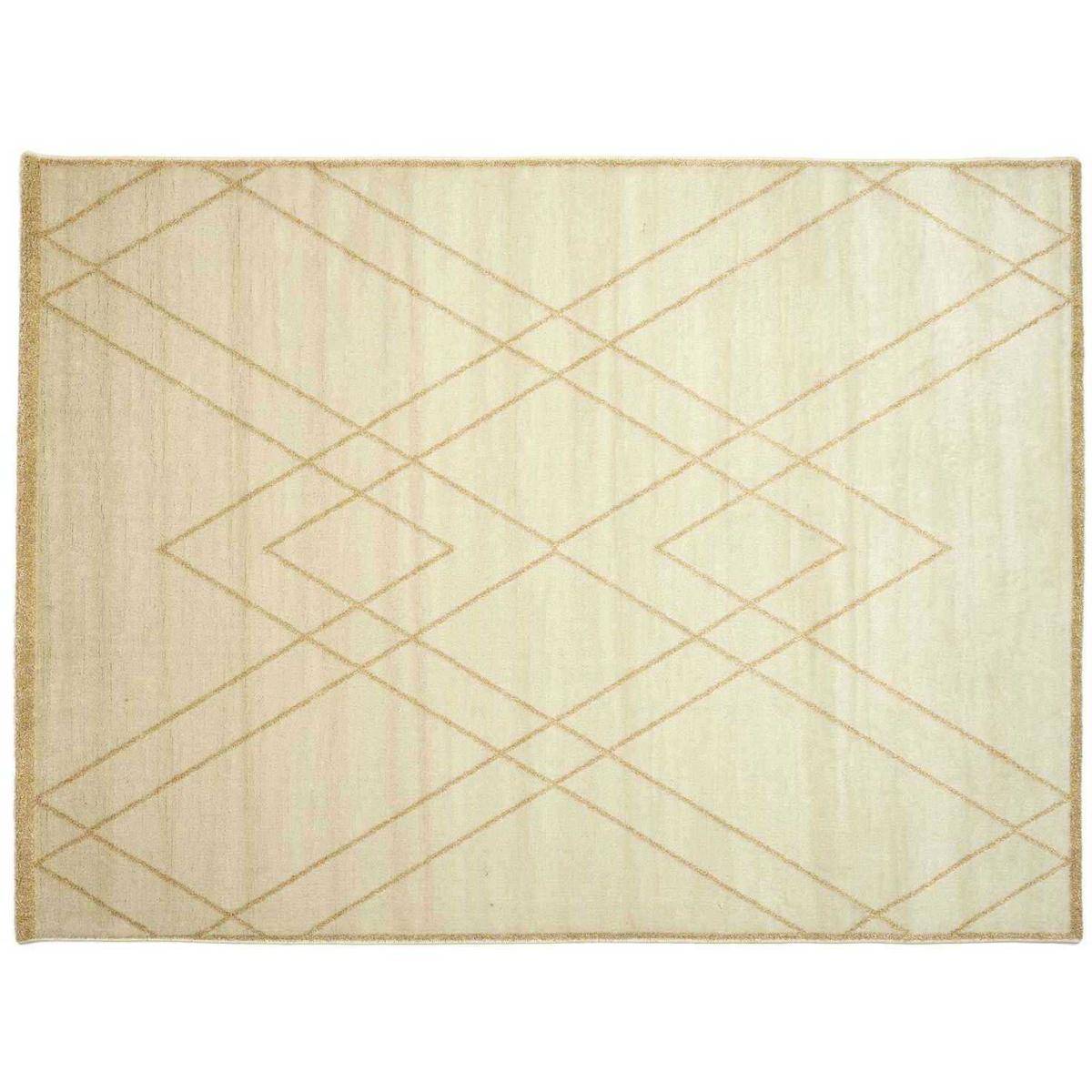 The Home Deco Factory - Tapis en polypropylène fil métallisé Londres 150 x 200 cm - Image 1