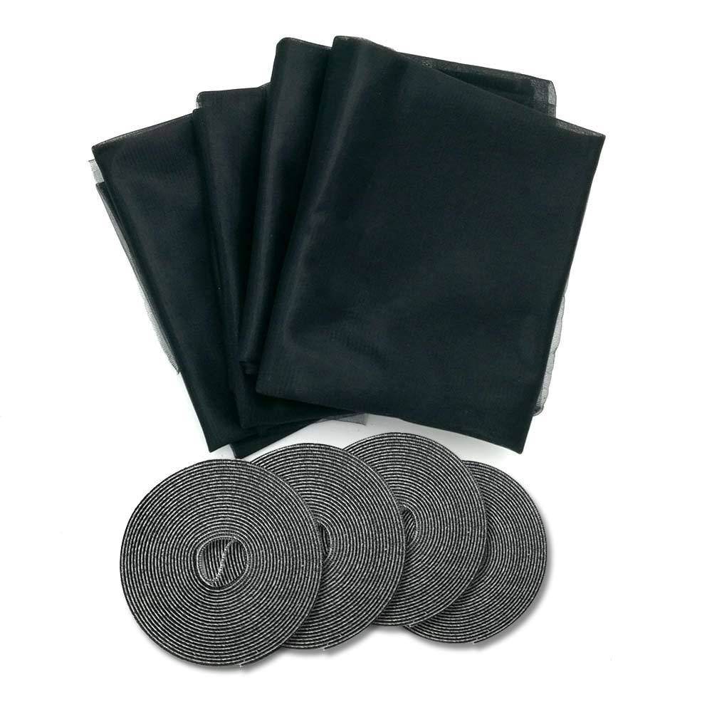Moustiquaire fenêtre velcro x 4 - Image 1