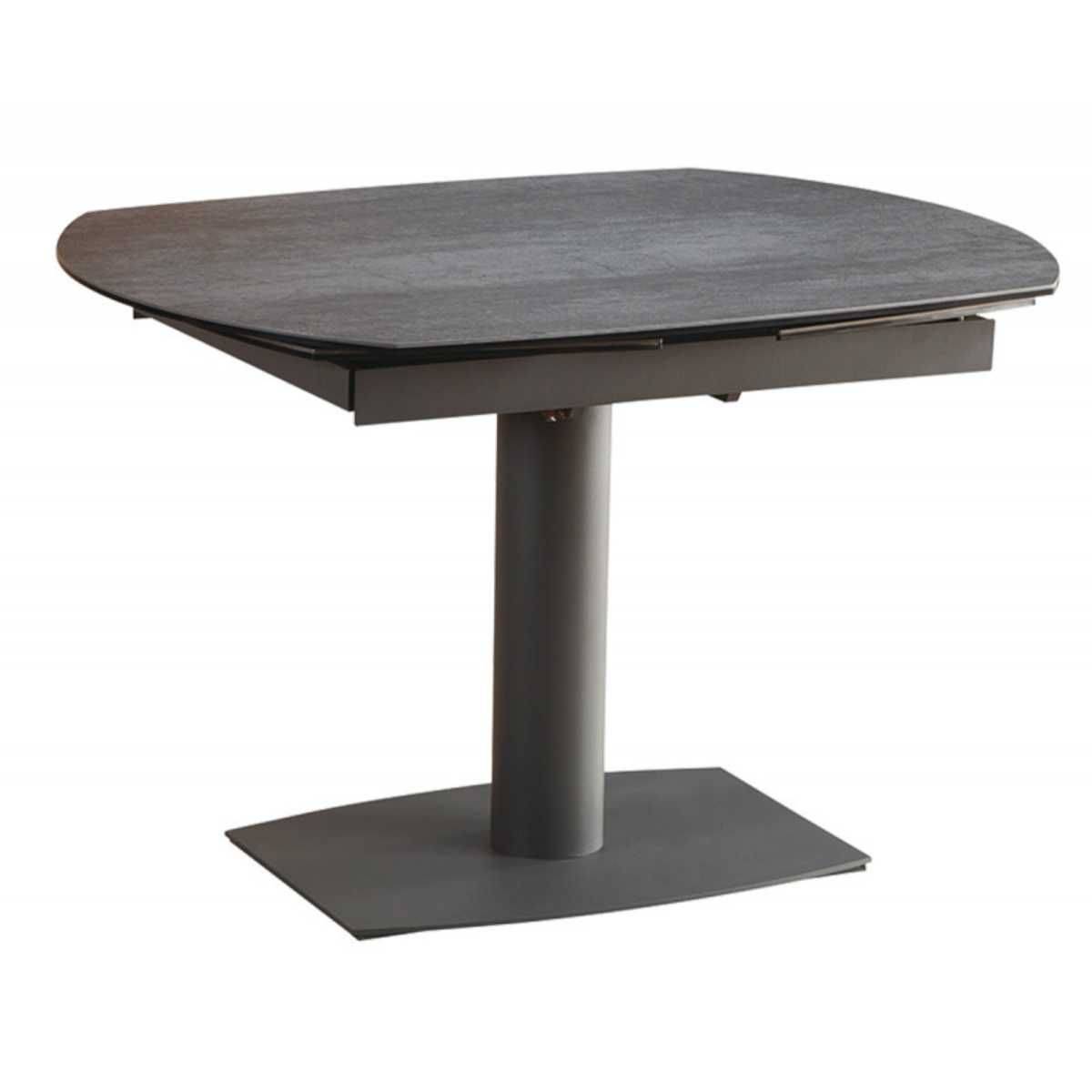 Table de Repas Allongeable Céramique Gris Anthracite - PIKAM - Image 1