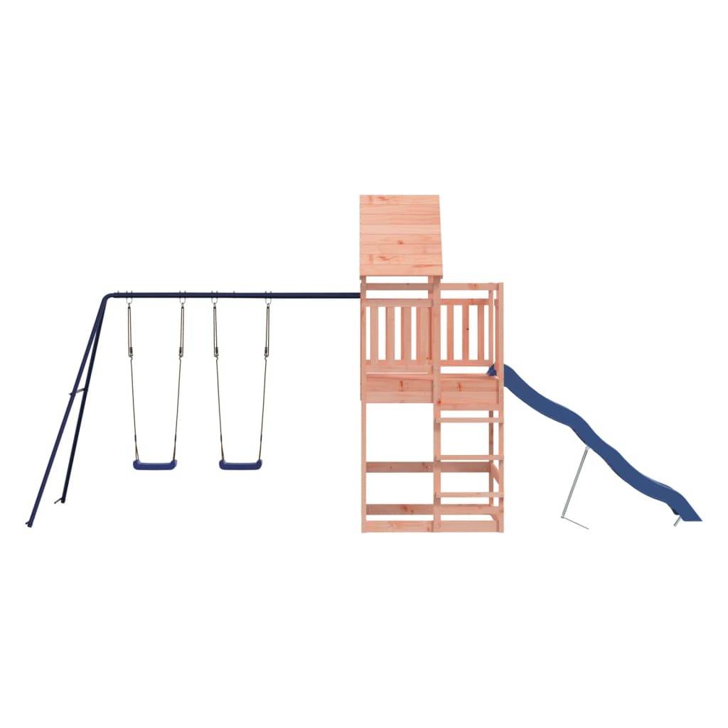 Helloshop26 - Aire de jeux d'extérieur balançoires toboggan portiques robuste jeux jardin 553 x 206 x 264 cm bois de pin imprégné 02_0005030 - Image 4