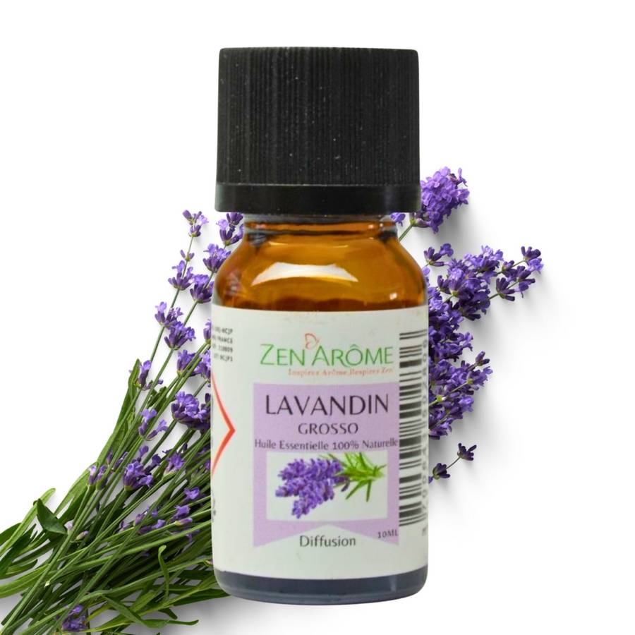 Huile Essentielle de Lavandin Grosso – 100% Pure et Naturelle - Diffusion Aromathérapie – 10ml – Conditionné en France - Zen'Arôme - Image 2