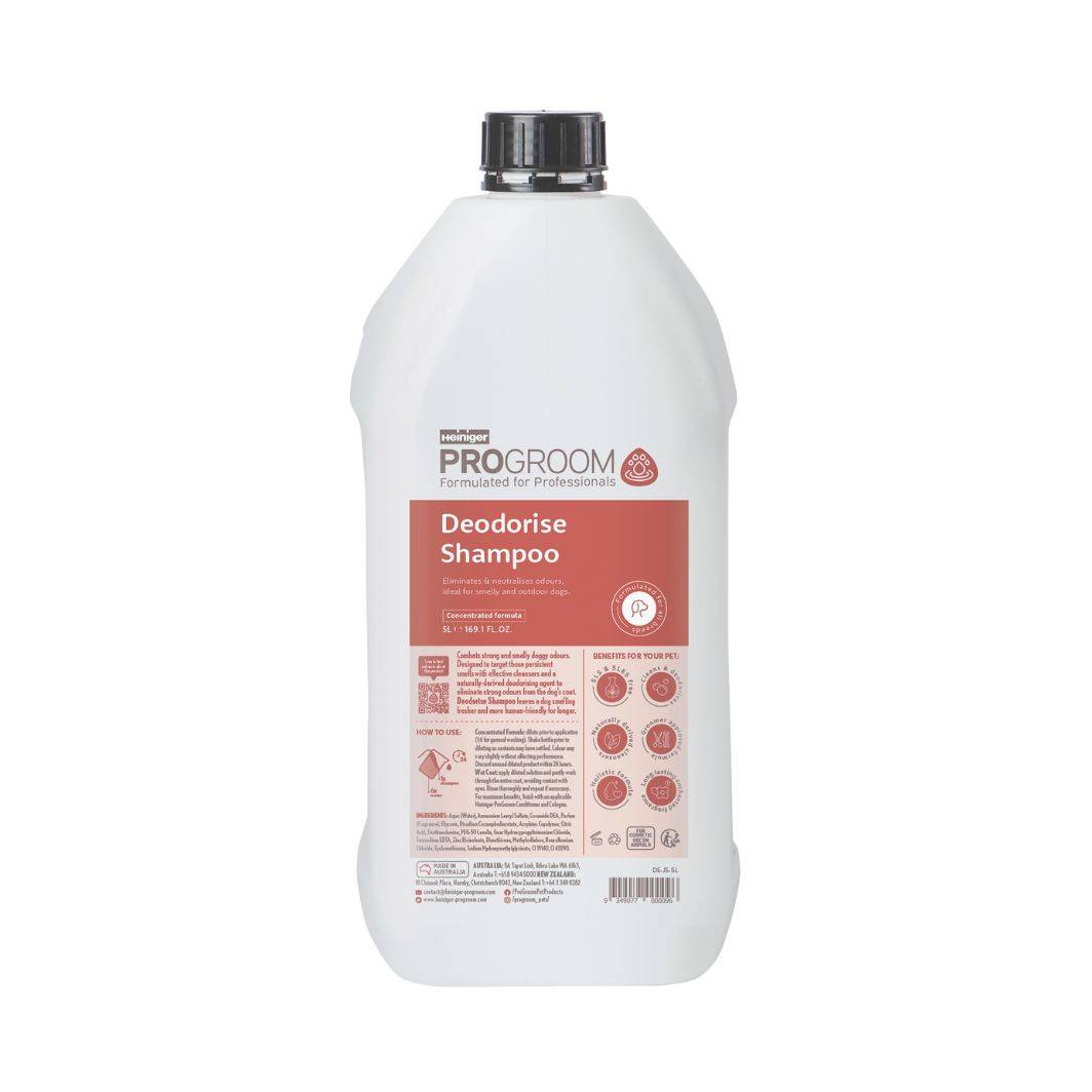 Heiniger - Shampoing désodorisant 5 L ProGroom