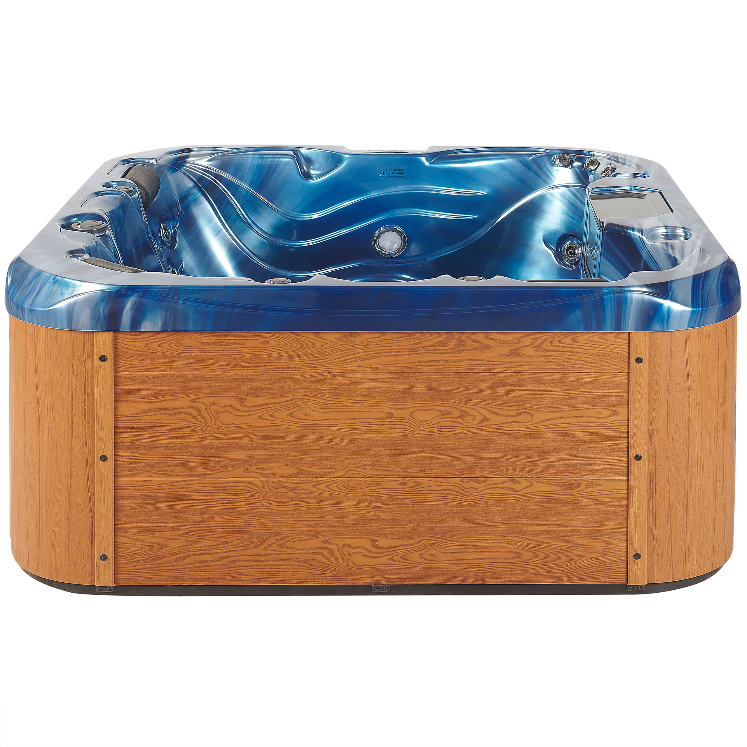 Beliani - Bain à remous d'extérieur Acrylique Bleu LASTARRIA Beliani - Image 7