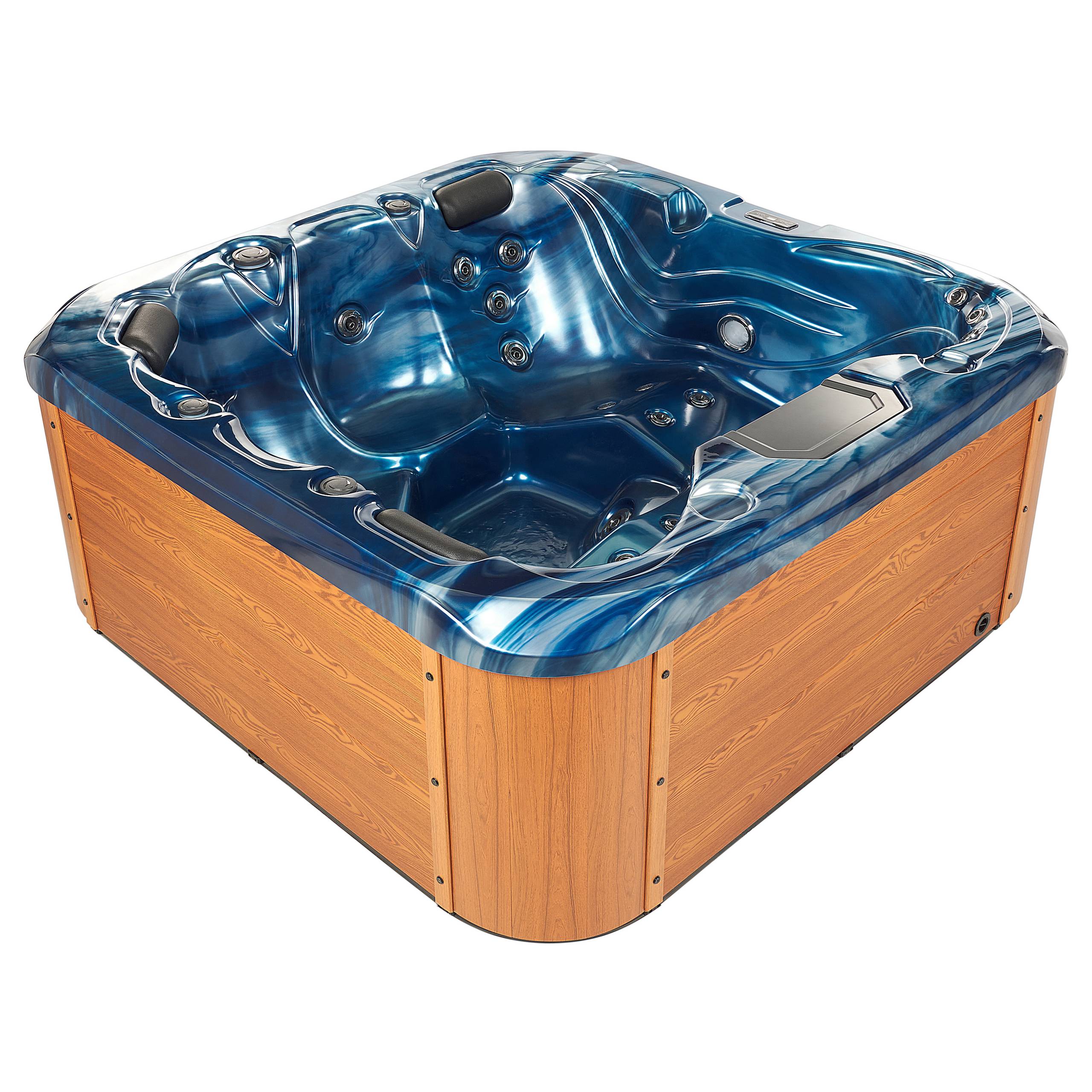Beliani - Bain à remous d'extérieur Acrylique Bleu LASTARRIA Beliani - Image 1