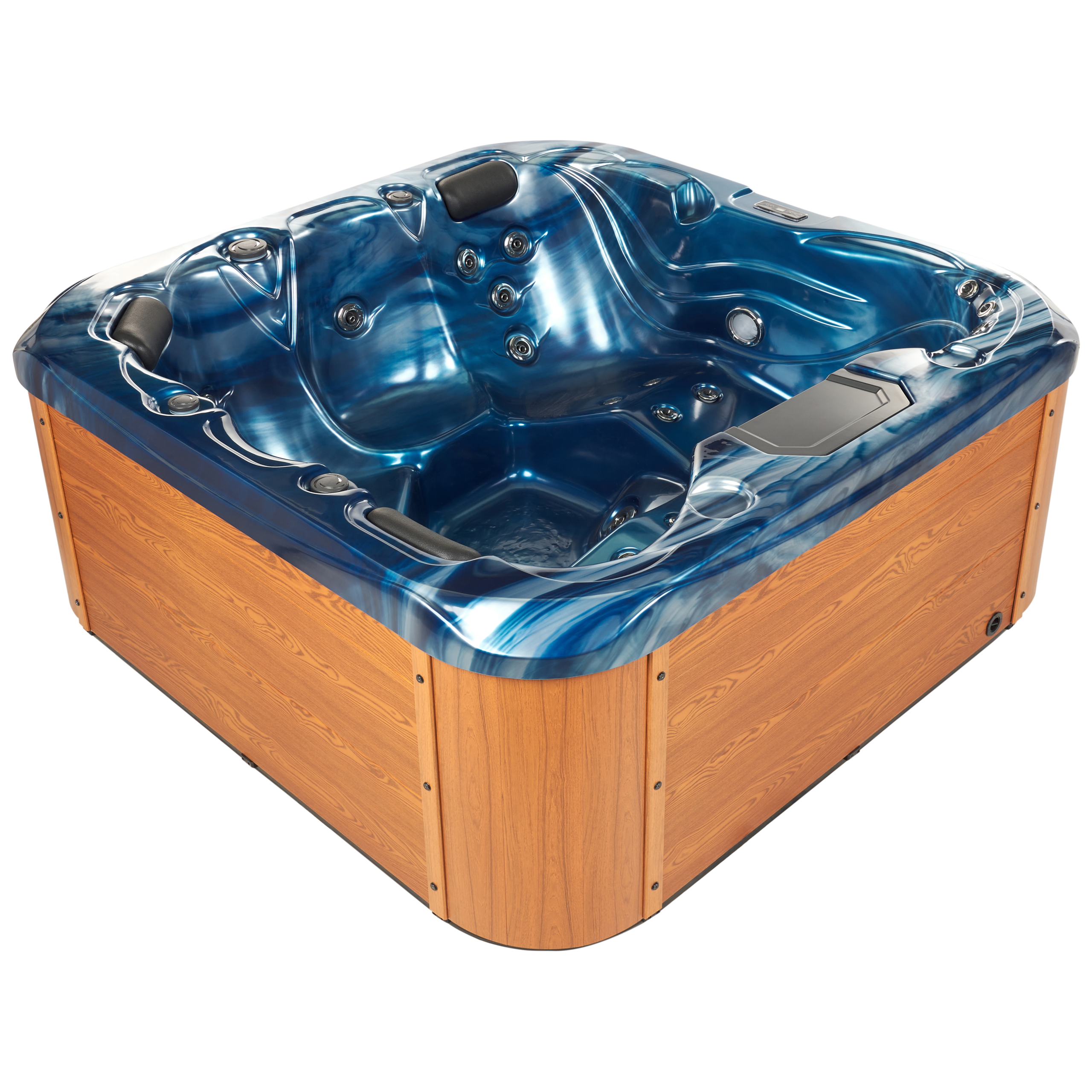 Beliani - Bain à remous d'extérieur Acrylique Bleu LASTARRIA Beliani - Image 5