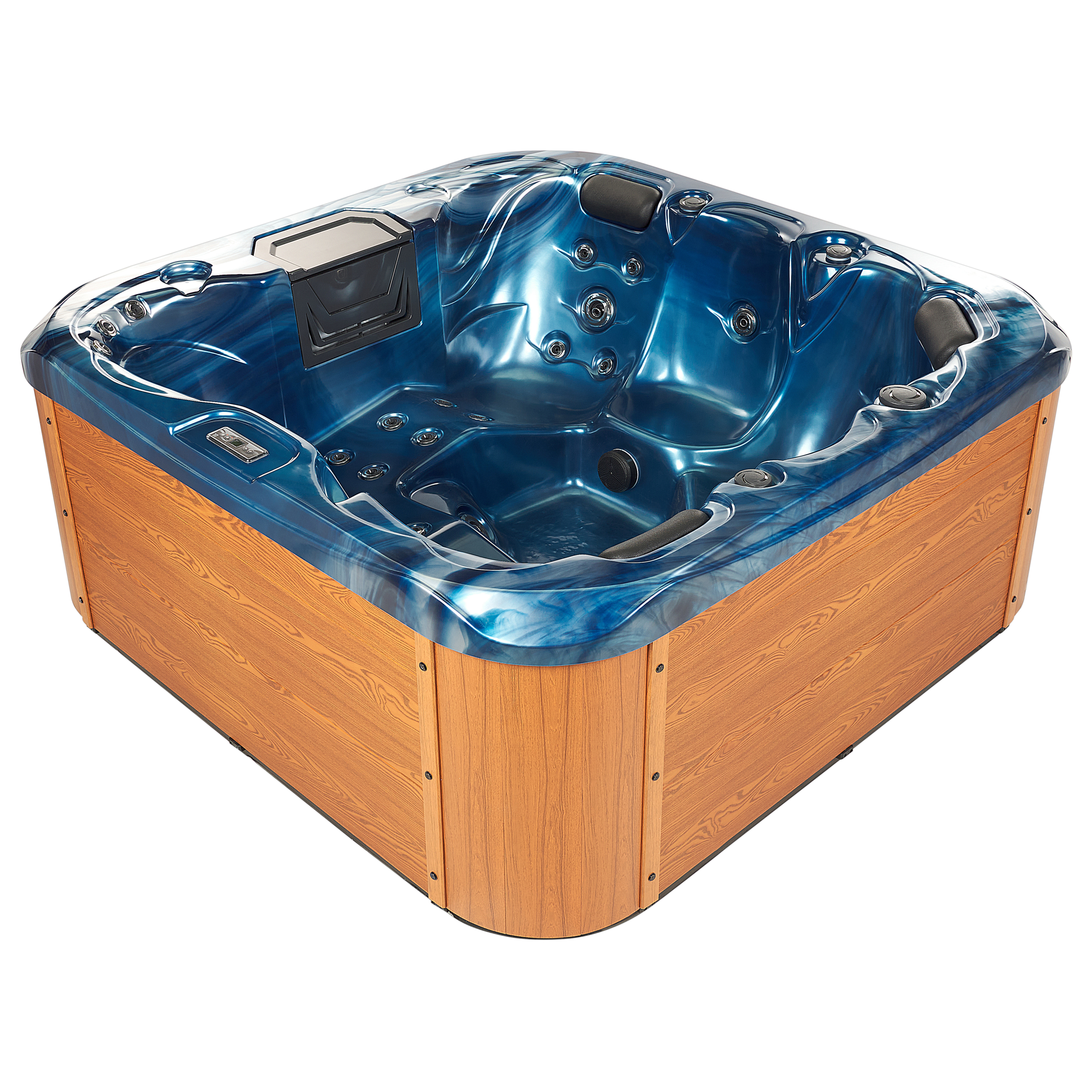 Beliani - Bain à remous d'extérieur Acrylique Bleu LASTARRIA Beliani - Image 4