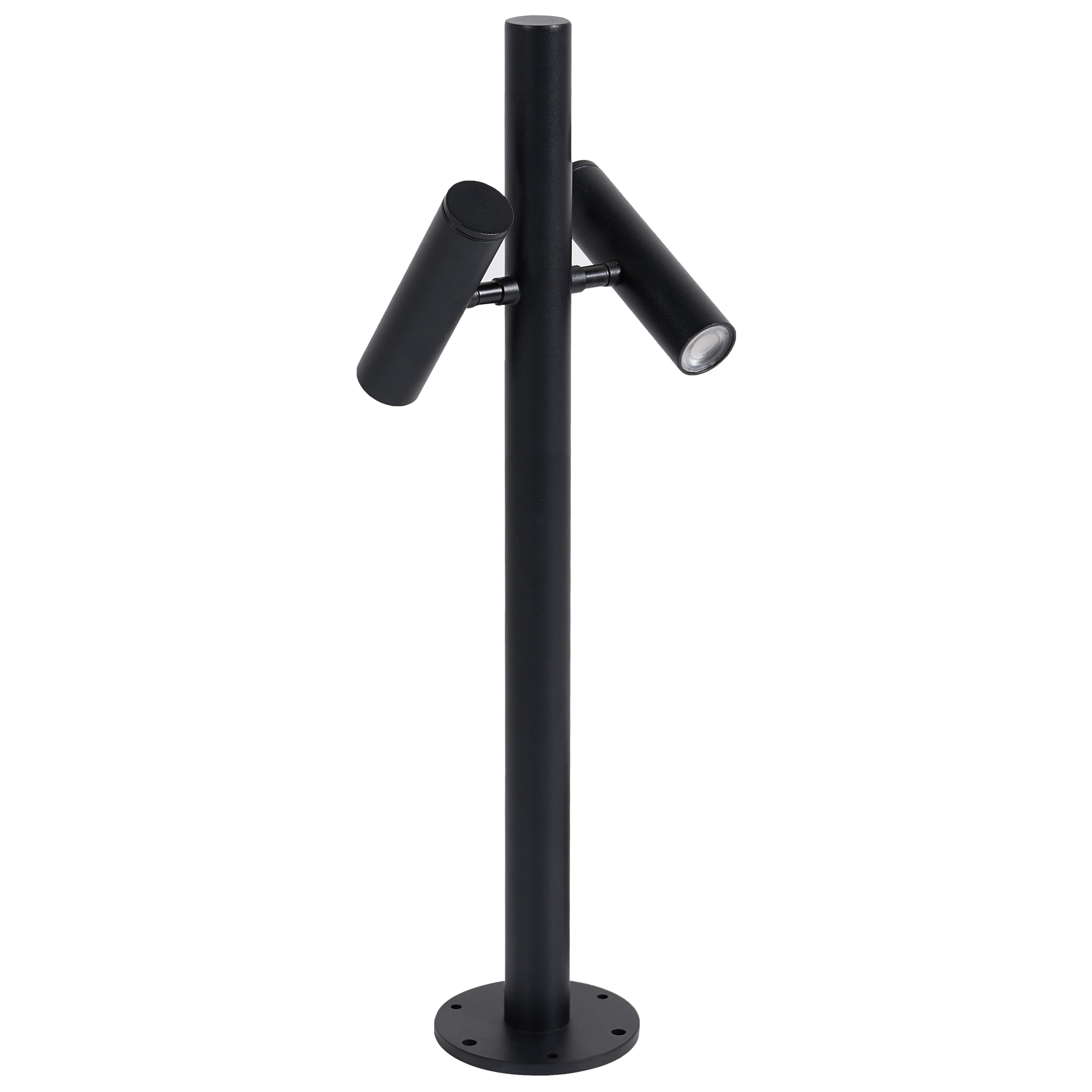 Beliani - Borne Lumineuse Aluminium Noir FLUVIA - Beliani - Image 2