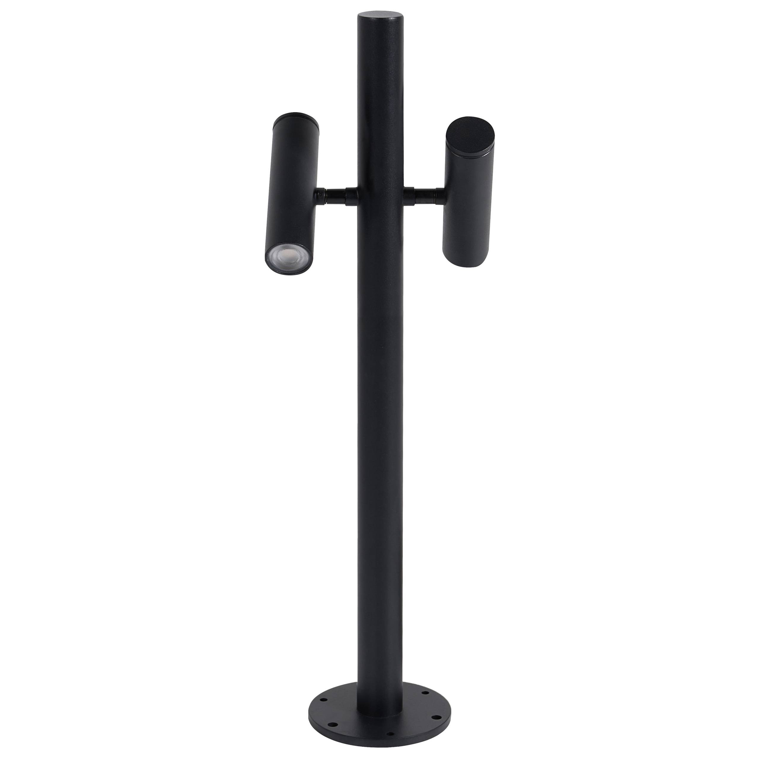 Beliani - Borne Lumineuse Aluminium Noir FLUVIA - Beliani - Image 4