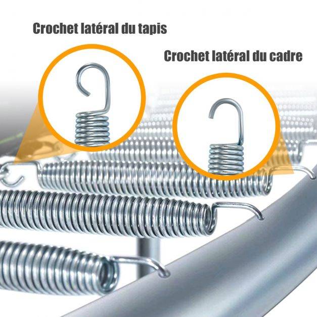 Helloshop26 - Lot de 20 ressorts de trampoline ressorts en acier galvanisé robuste de avec outil de traction en T 14cm - Image 4