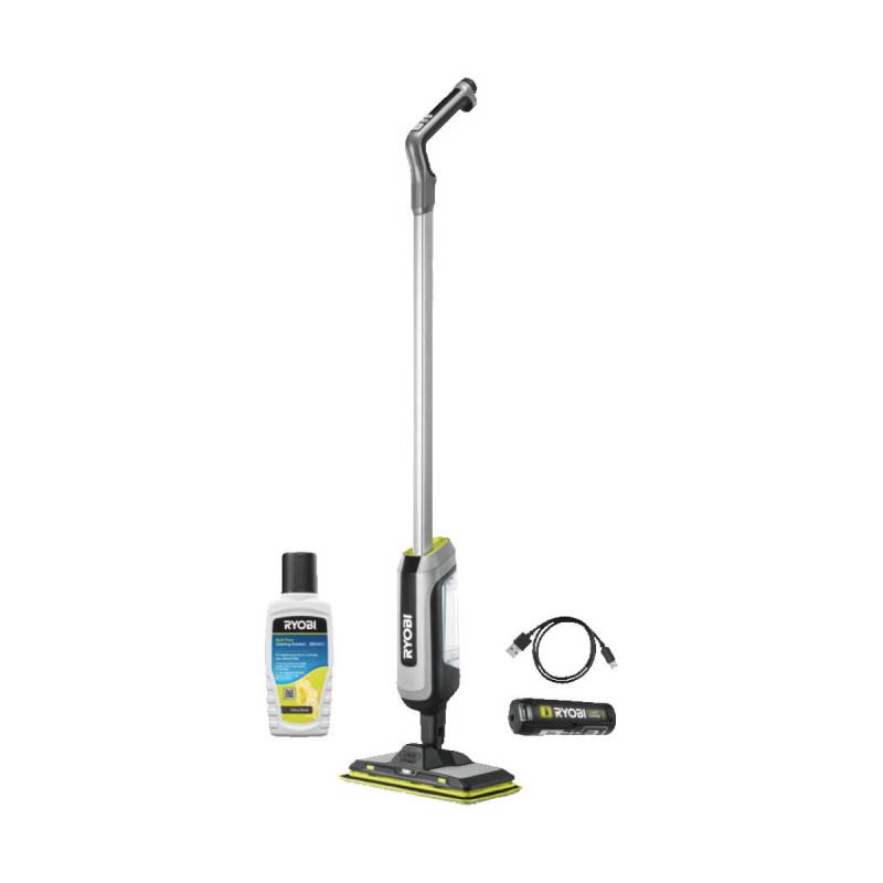 Ryobi - Serpillère vaporisateur 4V RYOBI - 255ml - Batterie 2,0Ah et chargeur - RSM4-120G - Image 1