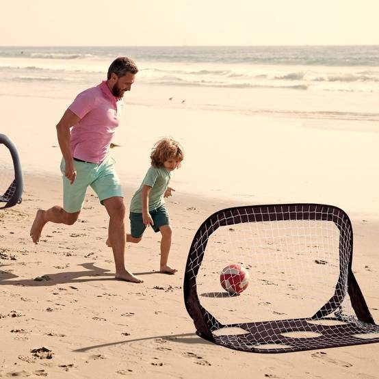 Lot de 2 buts de foot pop-up 120 x 80 cm SPEEDY GOAL WOWSY - Image 2