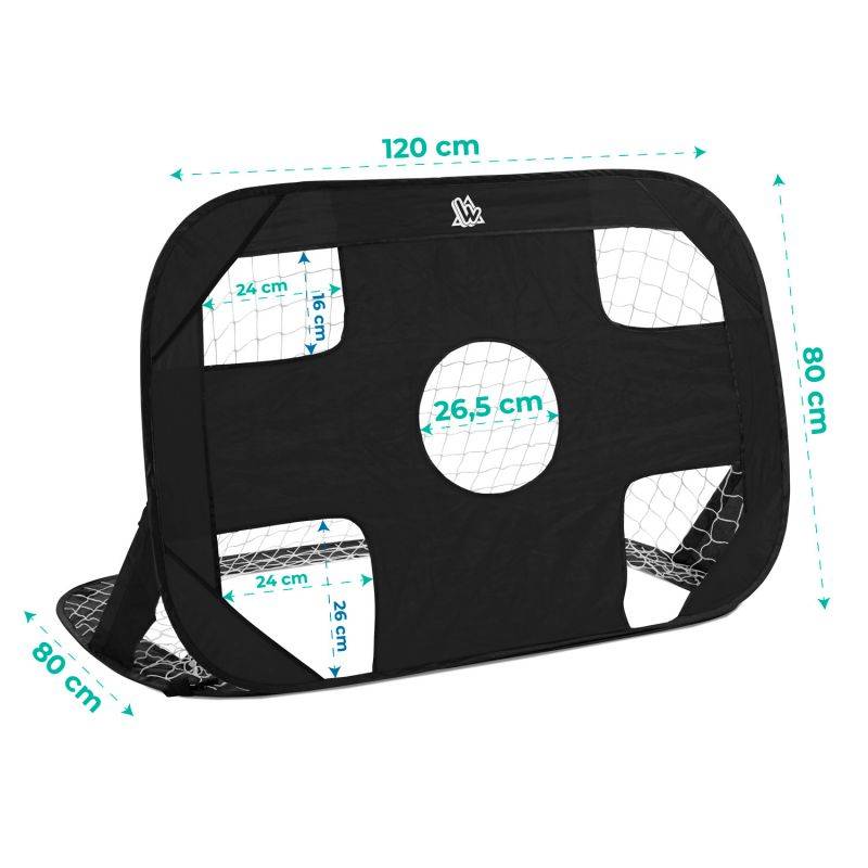 Lot de 2 buts de foot pop-up 120 x 80 cm SPEEDY GOAL WOWSY - Image 3