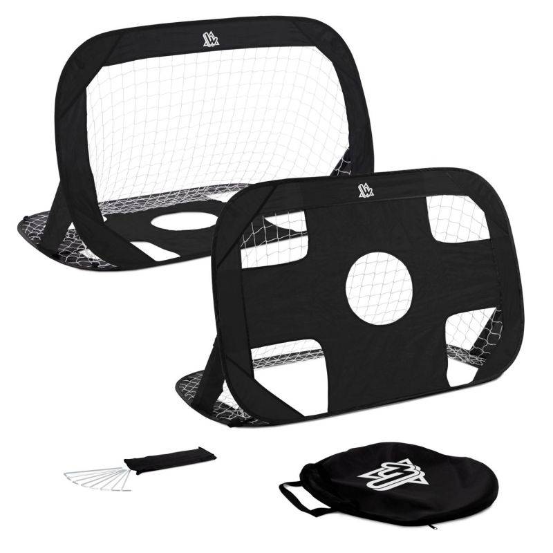 Lot de 2 buts de foot pop-up 120 x 80 cm SPEEDY GOAL WOWSY - Image 1