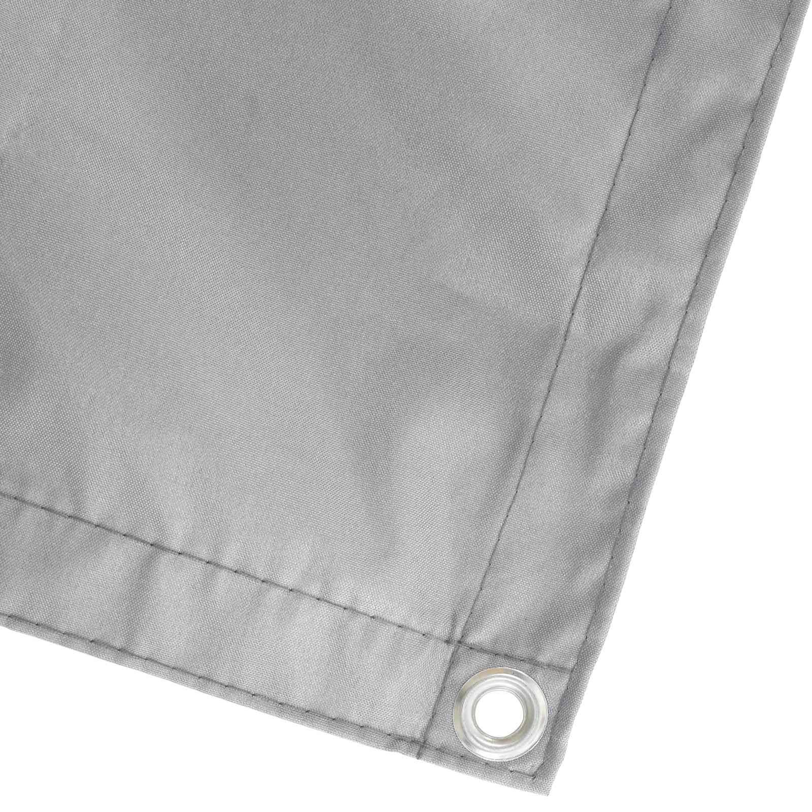 Écran de confidentialité polyester gris clair 500 x 200 cm - PANGIVO - Image 2