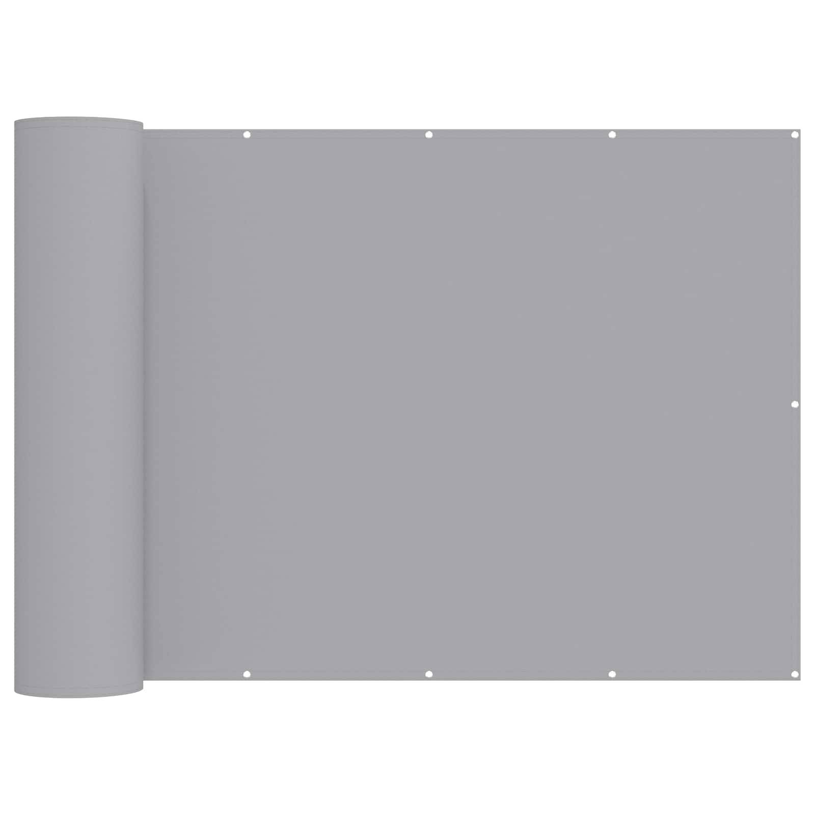 Écran de confidentialité polyester gris clair 500 x 200 cm - PANGIVO - Image 1