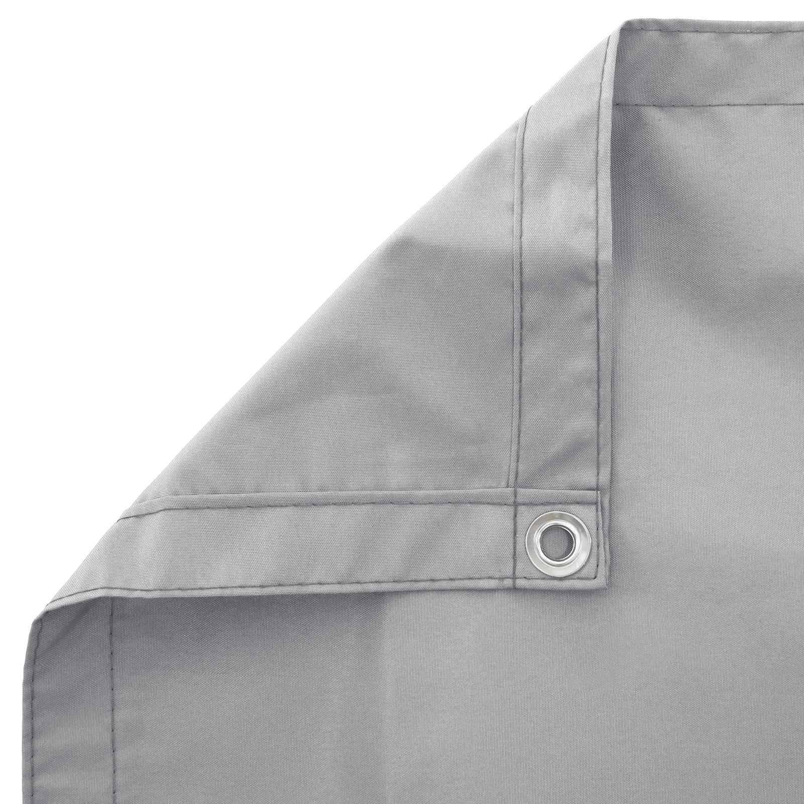 Écran de confidentialité polyester gris clair 500 x 200 cm - PANGIVO - Image 3