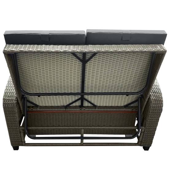 Lot de 2 repose-pieds coffre de rangement en velours beige | Maisons du Lot de 2 repose-pieds coffre de rangement en velours beige | Maisons du