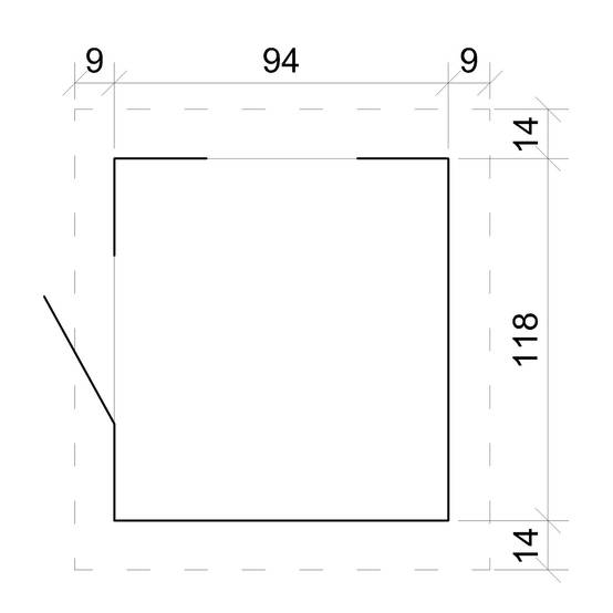 Timbela - Maison en bois pour enfants 112x146xH143 cm / 1.1 m² sans plancher - Maison de jeux pour l'extérieur - 19 mm d’épaisseur - Timbela M516-1 - Image 7