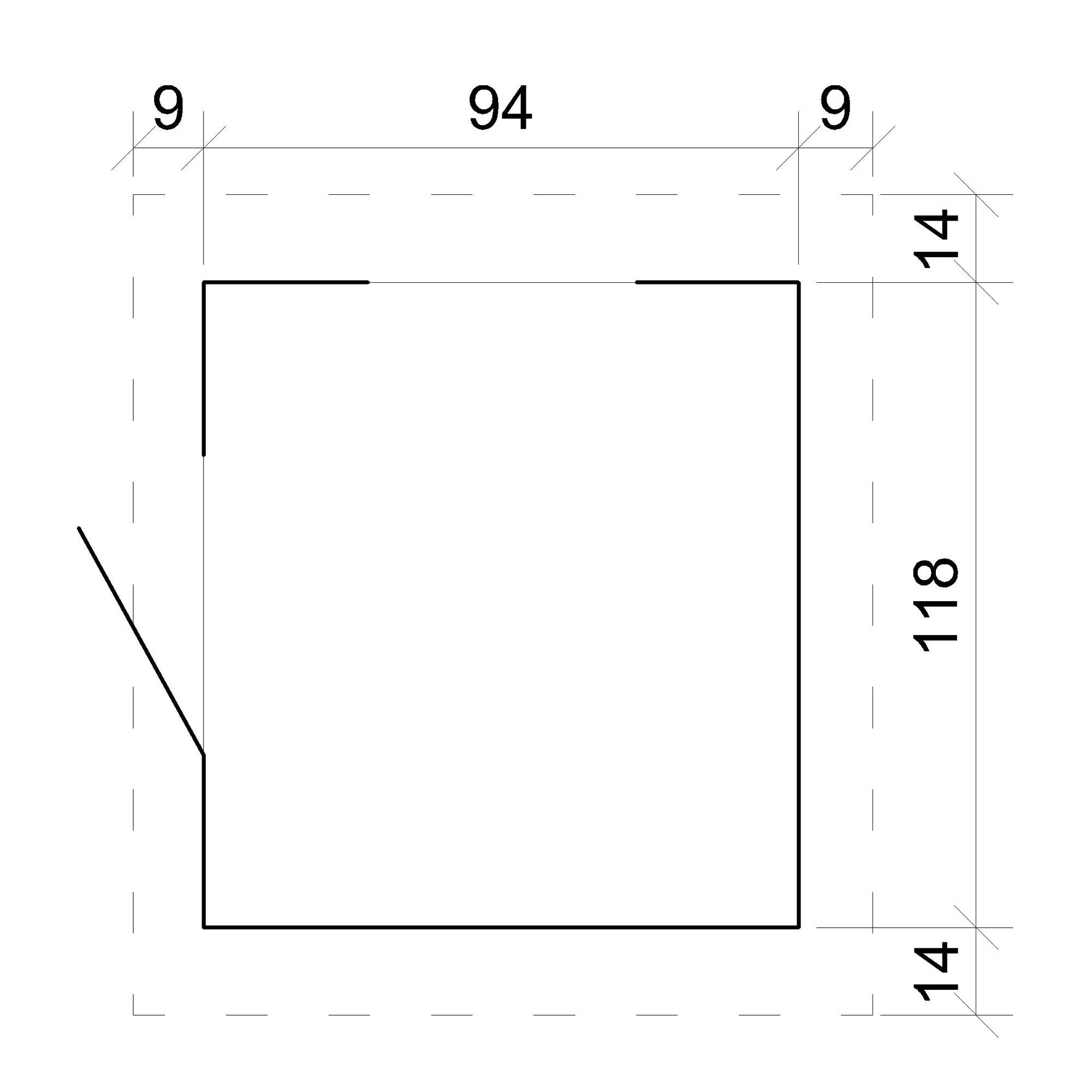 Timbela - Maison en bois pour enfants 112x146xH143 cm / 1.1 m² sans plancher - Maison de jeux pour l'extérieur - 19 mm d’épaisseur - Timbela M516-1 - Image 7