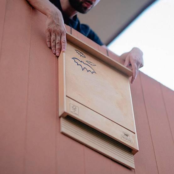 Ferplast - Ferplast Maison pour chauve-souris BAT HOUSE Nid pour chauve-souris en bois FSC, Protection contre les moustiques et insectes écologique et naturel - Image 5