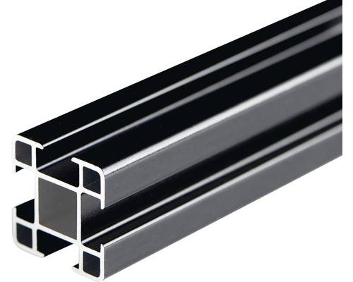 Halls - Serre en verre trempé 4,7 m², noir - Qube Lean-to 68, Halls - Image 7