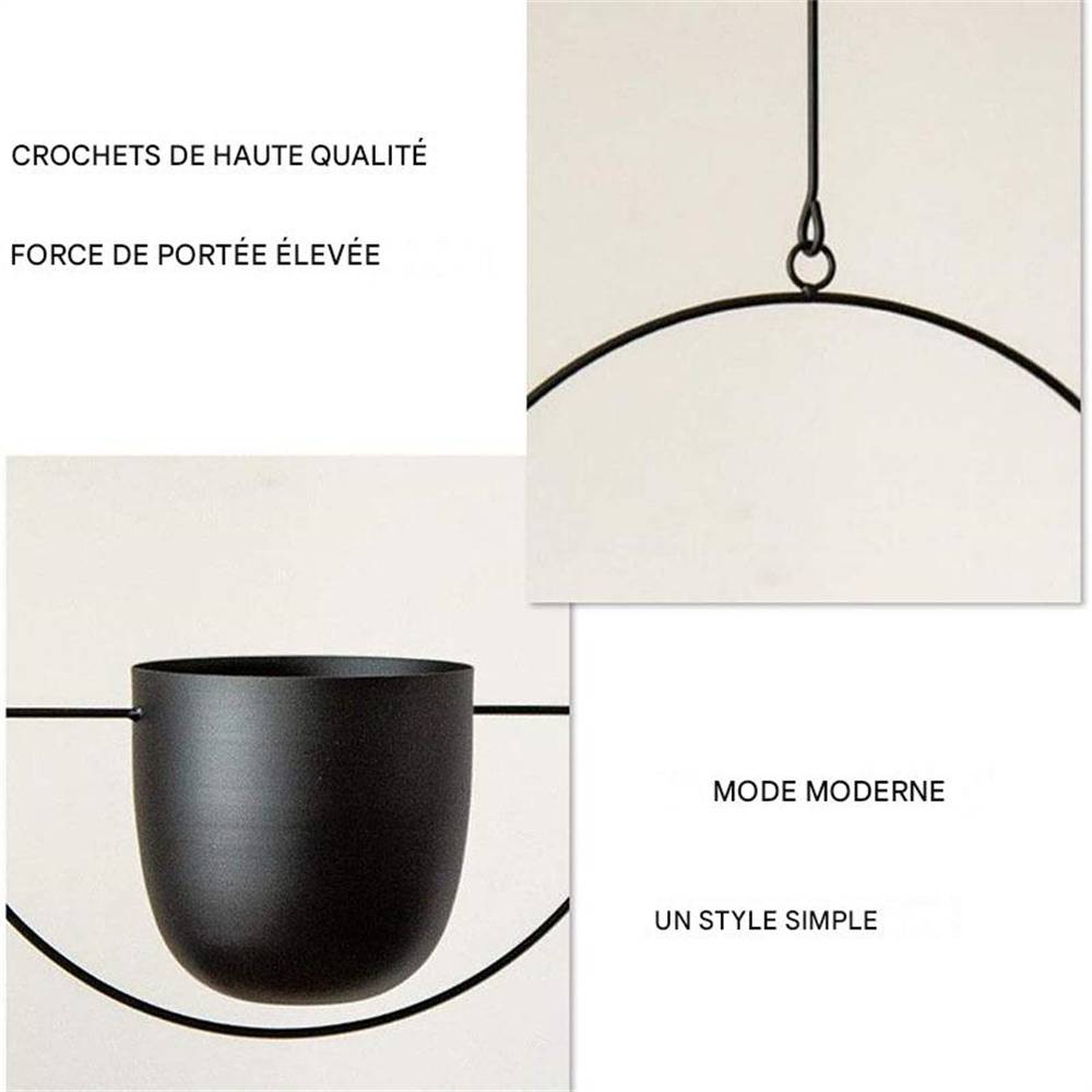 Jardinière suspendue en métal DtopbuyAge - Image 4