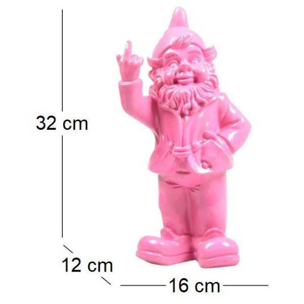 Stoobz - Nain de jardin en résine F*ck 16 x 12 x 32 cm Stoobz - Image 3