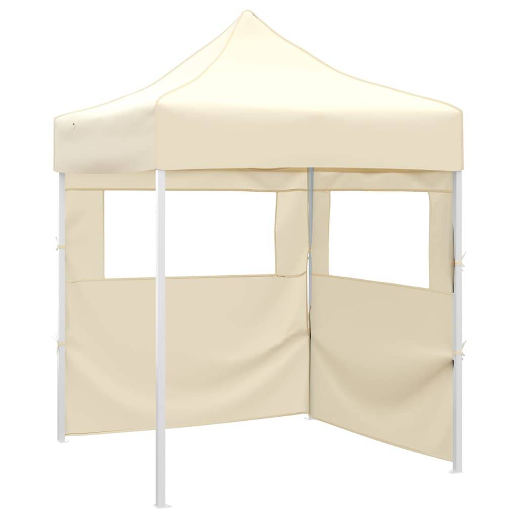 Tente de réception acier crème 200 x 200 x 315 cm - PANGIVO - Image 1