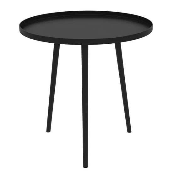 Table basse de jardin acier noir 40 x 40 x 50 cm - PANGIVO - Image 1
