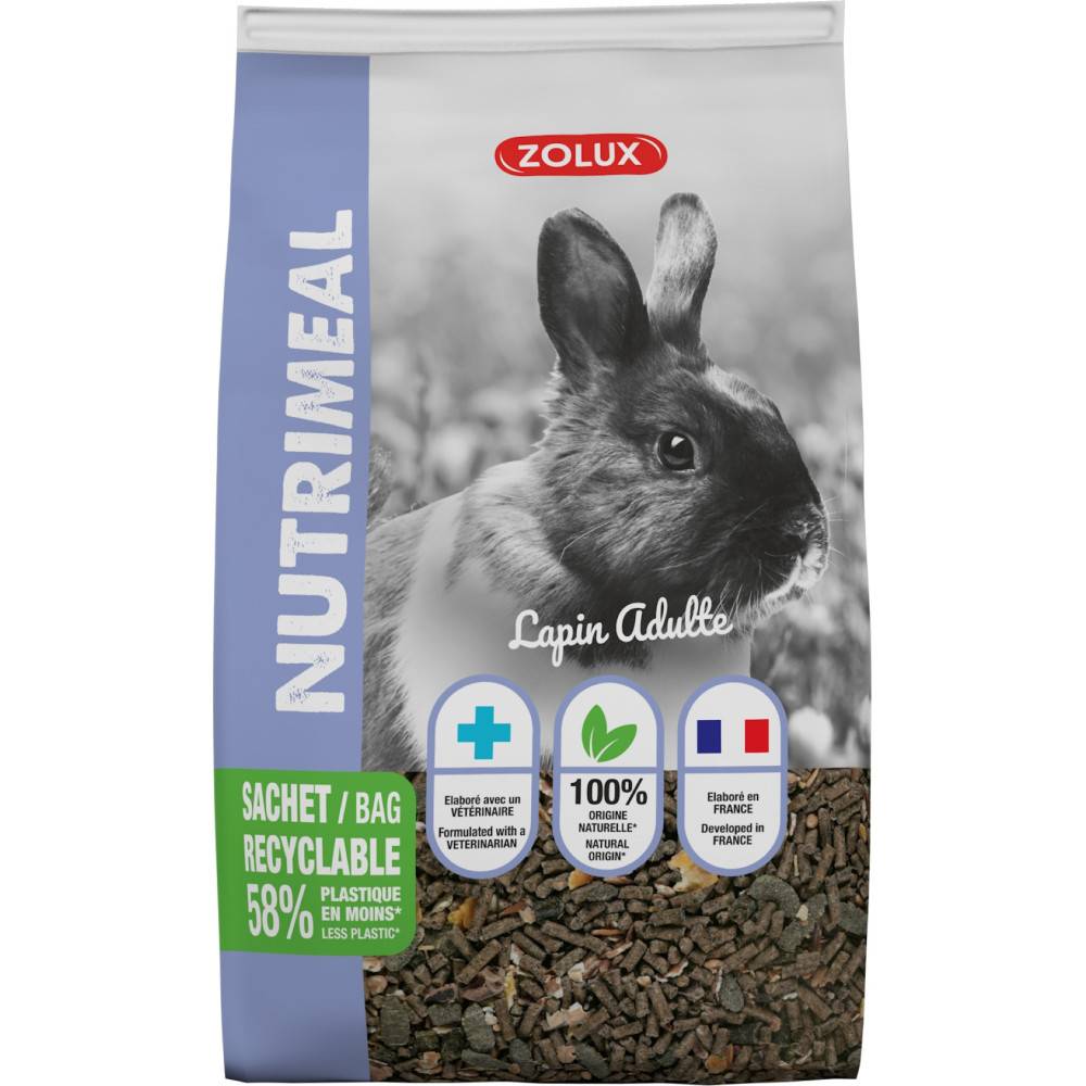 Zolux - zolux - Granulés composé lapin Nain adulte nutrimeal - 2,5kg - Image 3