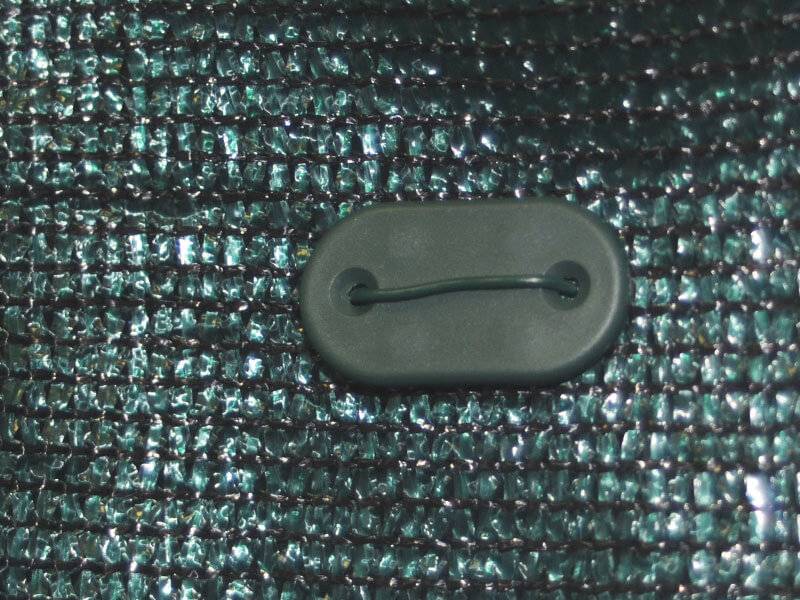 Maille Store - Brise-vue 100% - Vert/Noir - 300gr/m² - Sans boutonnières Vert/Noir 2m x 25m - Image 4