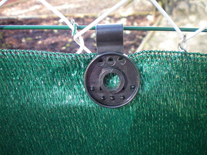 Maille Store - Brise-vue 100% - Vert/Noir - 300gr/m² - Sans boutonnières Vert/Noir 2m x 25m - Image 3