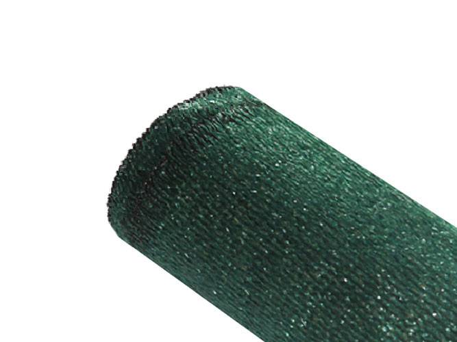 Maille Store - Brise-vue 100% - Vert/Noir - 300gr/m² - Sans boutonnières Vert/Noir 2m x 25m - Image 1