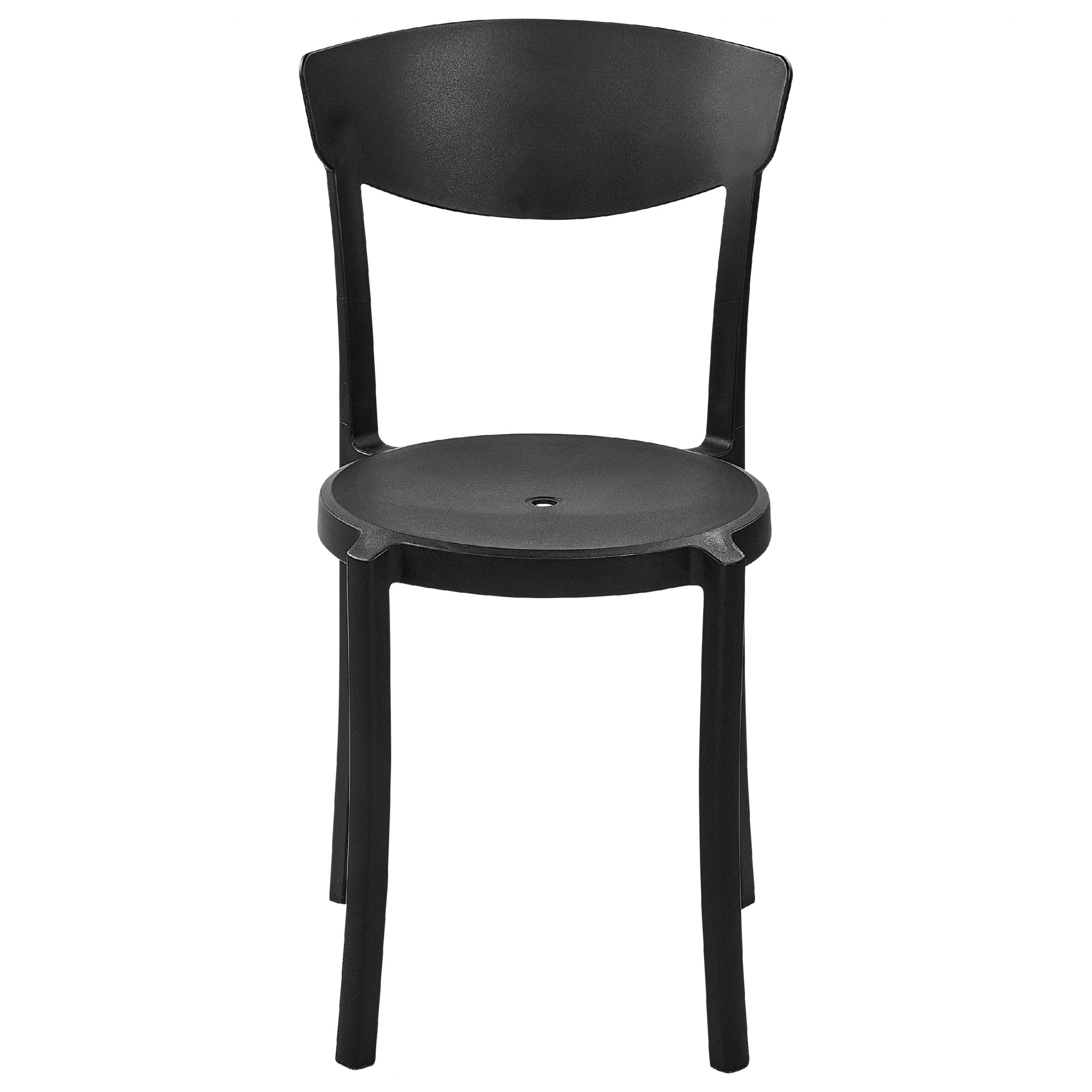 Beliani - Chaise de salle à manger Matière synthétique Noir VIESTE Beliani - Image 4