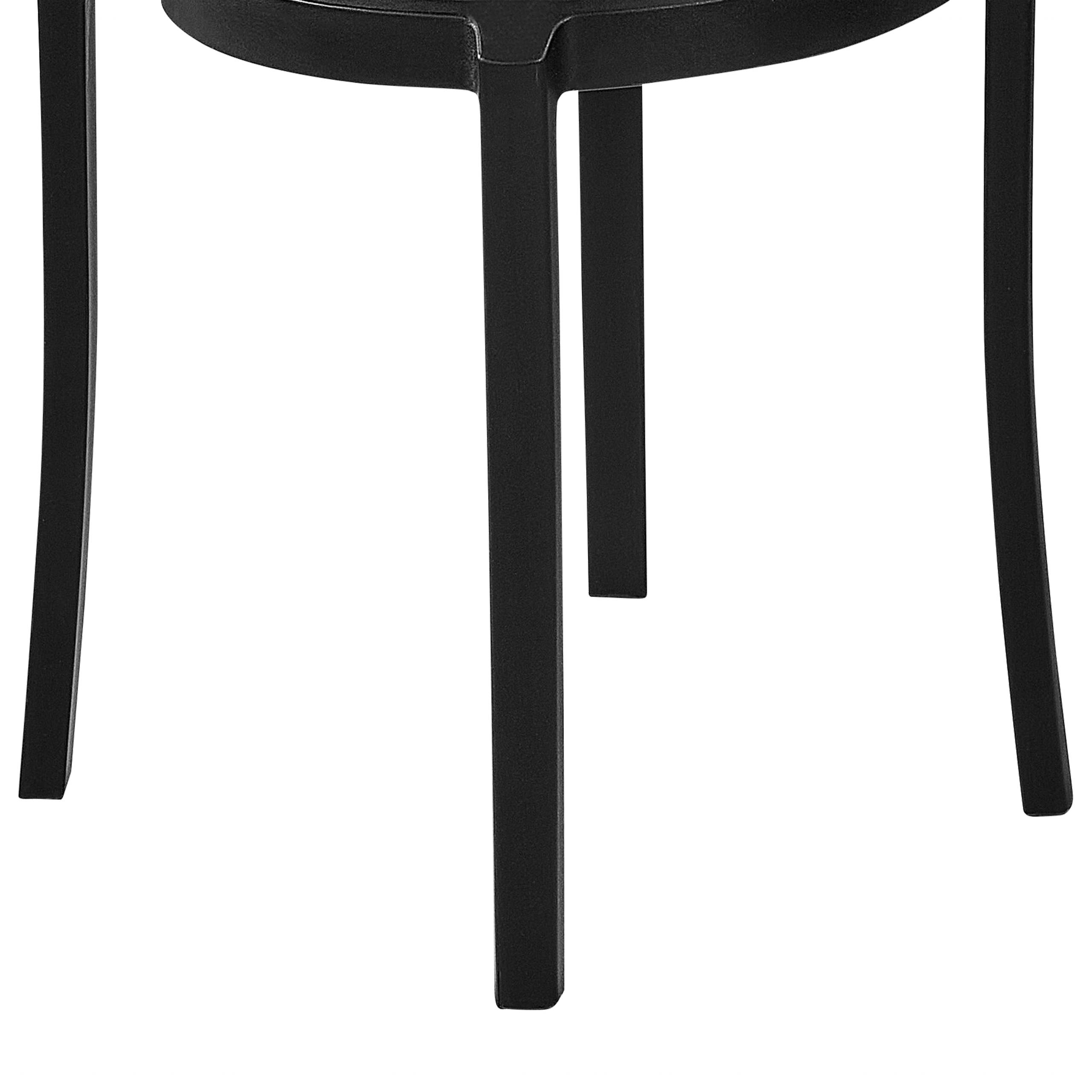 Beliani - Chaise de salle à manger Matière synthétique Noir VIESTE Beliani - Image 6