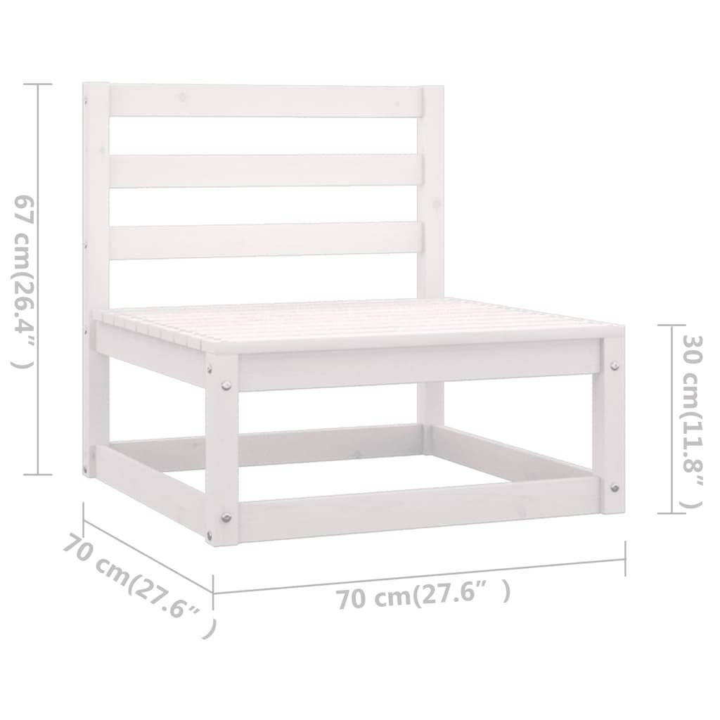 Helloshop26 - Salon de jardin meuble d'extérieur ensemble de mobilier 8 pièces avec coussins bois de pin massif - Image 6