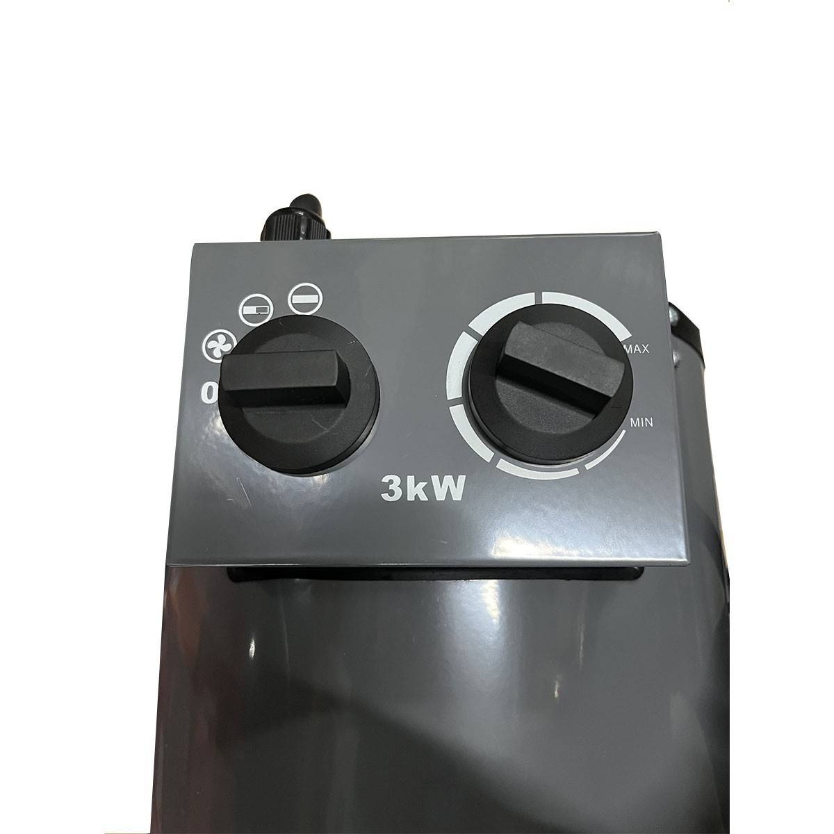 Générateur Air Chaud Electrique Portable 3000W - Chauffage Soufflant Chantier Ventilation Thermostat Atelier Garage Kemper - Image 7