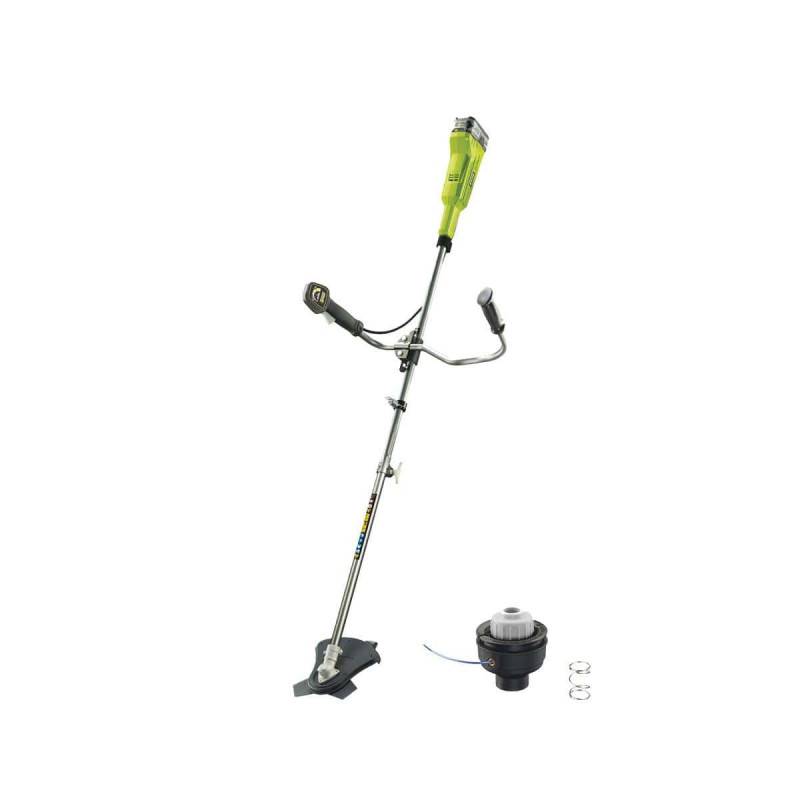 Ryobi - Pack RYOBI débroussailleuse 18V One+ LithiumPlus RBC18X20B4F - tête complète simple fil diamètre 1,6mm RAC114 - Image 1