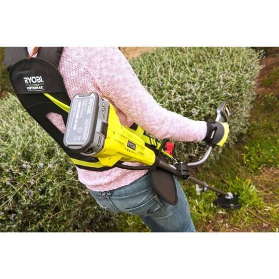 Ryobi - Pack RYOBI débroussailleuse 18V One+ LithiumPlus RBC18X20B4F - tête complète simple fil diamètre 1,6mm RAC114 - Image 3